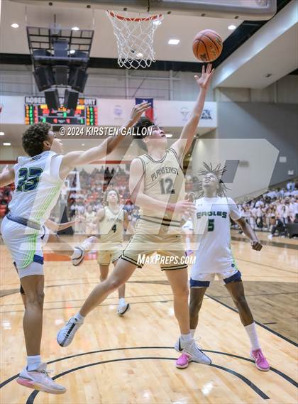 Thumbnail 3 in V.R. Eaton vs. Plano East (UIL Basketball 6A Area) photogallery.