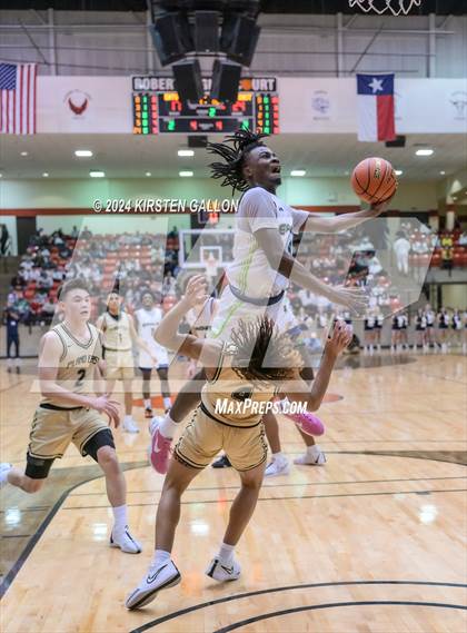 Thumbnail 1 in V.R. Eaton vs. Plano East (UIL Basketball 6A Area) photogallery.