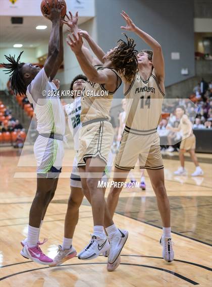 Thumbnail 3 in V.R. Eaton vs. Plano East (UIL Basketball 6A Area) photogallery.