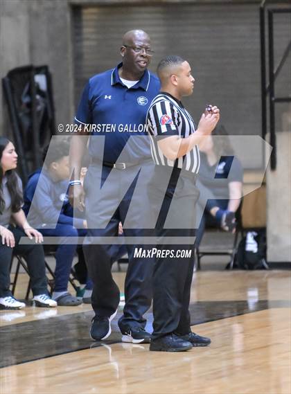 Thumbnail 2 in V.R. Eaton vs. Plano East (UIL Basketball 6A Area) photogallery.
