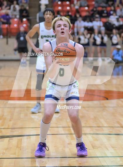 Thumbnail 2 in V.R. Eaton vs. Plano East (UIL Basketball 6A Area) photogallery.