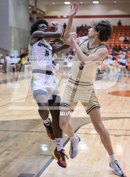 Thumbnail 1 in V.R. Eaton vs. Plano East (UIL Basketball 6A Area) photogallery.