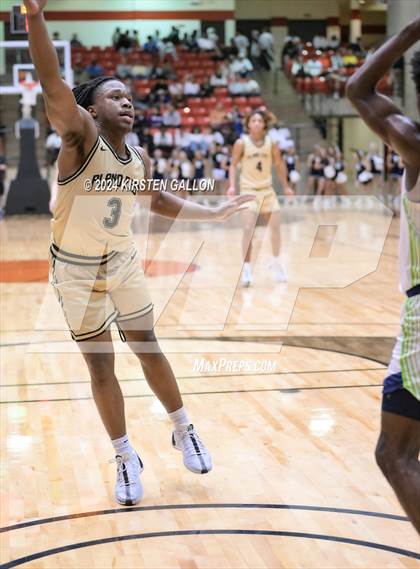 Thumbnail 3 in V.R. Eaton vs. Plano East (UIL Basketball 6A Area) photogallery.