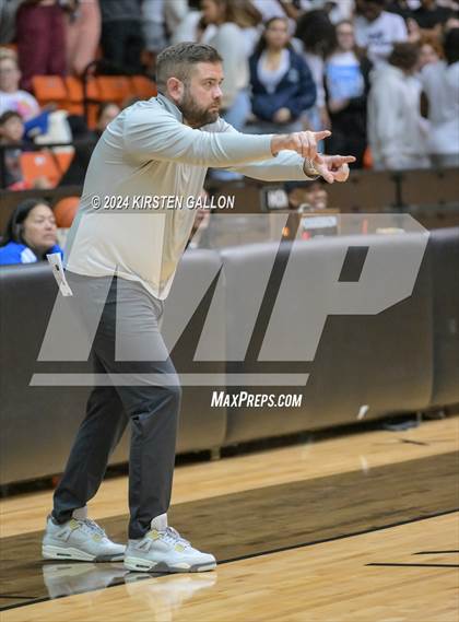 Thumbnail 3 in V.R. Eaton vs. Plano East (UIL Basketball 6A Area) photogallery.