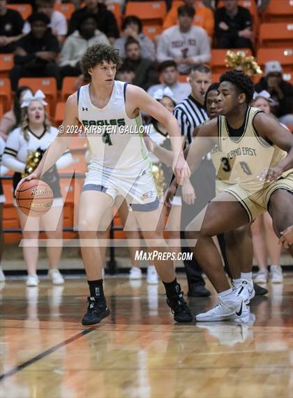 Thumbnail 3 in V.R. Eaton vs. Plano East (UIL Basketball 6A Area) photogallery.