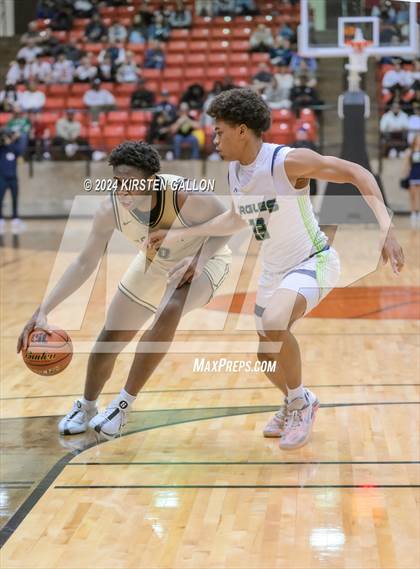Thumbnail 3 in V.R. Eaton vs. Plano East (UIL Basketball 6A Area) photogallery.