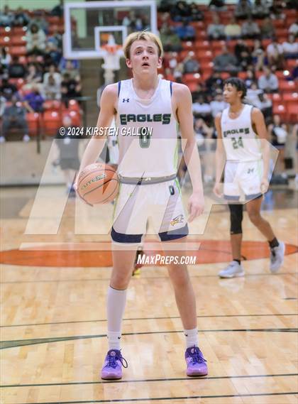 Thumbnail 1 in V.R. Eaton vs. Plano East (UIL Basketball 6A Area) photogallery.