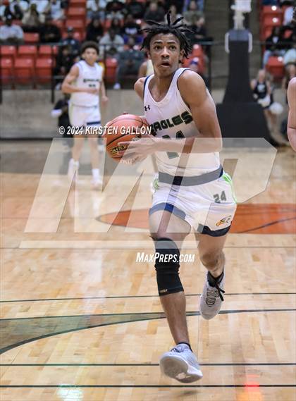 Thumbnail 3 in V.R. Eaton vs. Plano East (UIL Basketball 6A Area) photogallery.