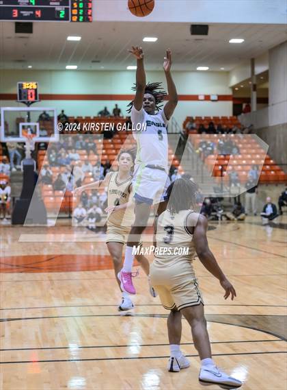 Thumbnail 2 in V.R. Eaton vs. Plano East (UIL Basketball 6A Area) photogallery.