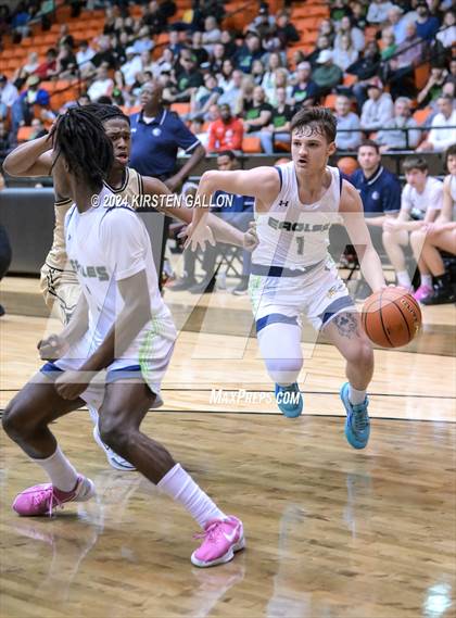 Thumbnail 1 in V.R. Eaton vs. Plano East (UIL Basketball 6A Area) photogallery.
