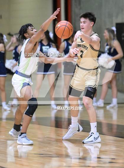 Thumbnail 2 in V.R. Eaton vs. Plano East (UIL Basketball 6A Area) photogallery.