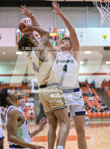 Thumbnail 3 in V.R. Eaton vs. Plano East (UIL Basketball 6A Area) photogallery.