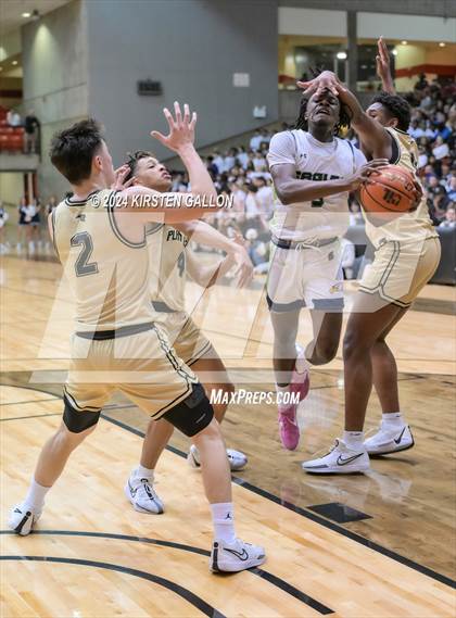 Thumbnail 2 in V.R. Eaton vs. Plano East (UIL Basketball 6A Area) photogallery.