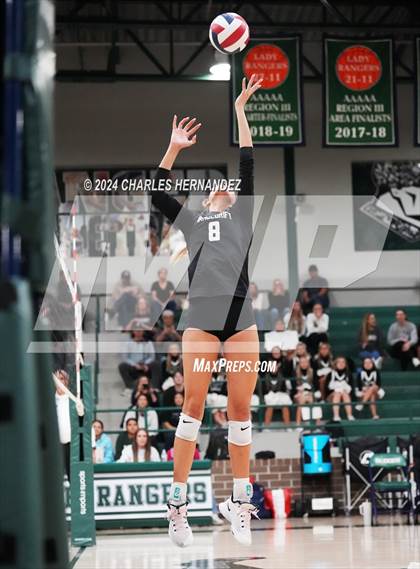 Thumbnail 3 in Stratford vs. Vandegrift (UIL 6A Volleyball Division II Semifinal) photogallery.