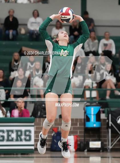 Thumbnail 1 in Stratford vs. Vandegrift (UIL 6A Volleyball Division II Semifinal) photogallery.