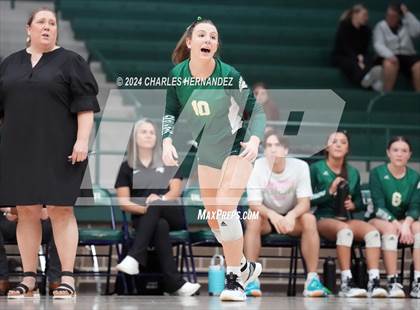 Thumbnail 1 in Stratford vs. Vandegrift (UIL 6A Volleyball Division II Semifinal) photogallery.