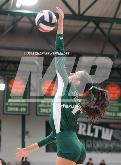 Thumbnail 2 in Stratford vs. Vandegrift (UIL 6A Volleyball Division II Semifinal) photogallery.