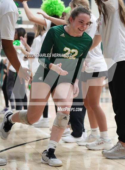 Thumbnail 3 in Stratford vs. Vandegrift (UIL 6A Volleyball Division II Semifinal) photogallery.