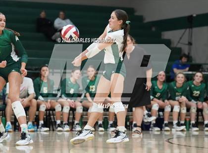Thumbnail 3 in Stratford vs. Vandegrift (UIL 6A Volleyball Division II Semifinal) photogallery.