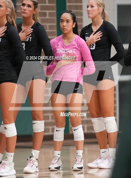 Thumbnail 1 in Stratford vs. Vandegrift (UIL 6A Volleyball Division II Semifinal) photogallery.