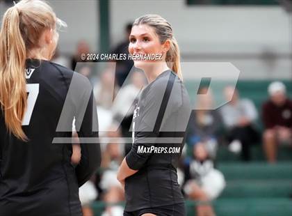 Thumbnail 3 in Stratford vs. Vandegrift (UIL 6A Volleyball Division II Semifinal) photogallery.
