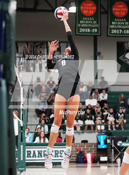 Thumbnail 2 in Stratford vs. Vandegrift (UIL 6A Volleyball Division II Semifinal) photogallery.