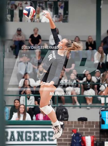 Thumbnail 1 in Stratford vs. Vandegrift (UIL 6A Volleyball Division II Semifinal) photogallery.