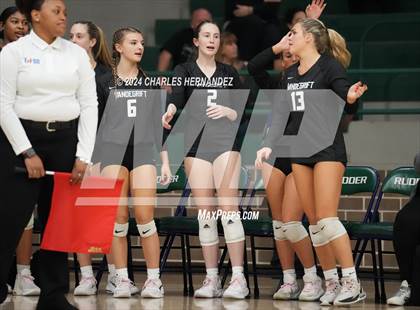 Thumbnail 2 in Stratford vs. Vandegrift (UIL 6A Volleyball Division II Semifinal) photogallery.