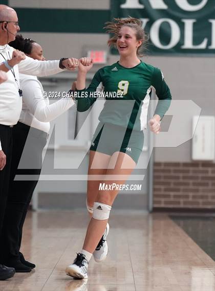 Thumbnail 1 in Stratford vs. Vandegrift (UIL 6A Volleyball Division II Semifinal) photogallery.