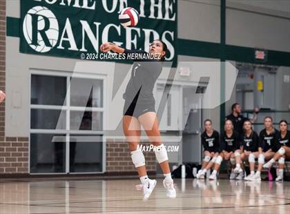 Thumbnail 3 in Stratford vs. Vandegrift (UIL 6A Volleyball Division II Semifinal) photogallery.