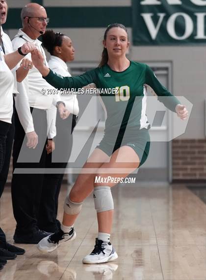 Thumbnail 2 in Stratford vs. Vandegrift (UIL 6A Volleyball Division II Semifinal) photogallery.