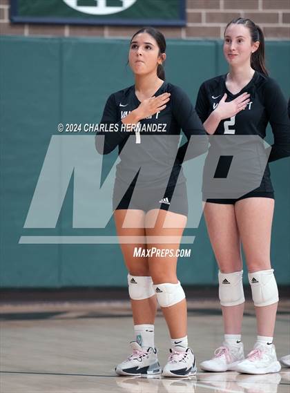 Thumbnail 3 in Stratford vs. Vandegrift (UIL 6A Volleyball Division II Semifinal) photogallery.
