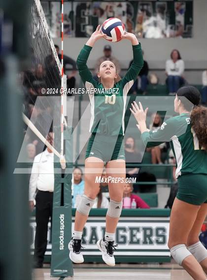 Thumbnail 1 in Stratford vs. Vandegrift (UIL 6A Volleyball Division II Semifinal) photogallery.