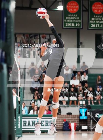 Thumbnail 3 in Stratford vs. Vandegrift (UIL 6A Volleyball Division II Semifinal) photogallery.