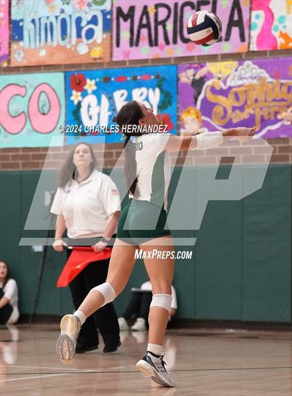Thumbnail 2 in Stratford vs. Vandegrift (UIL 6A Volleyball Division II Semifinal) photogallery.