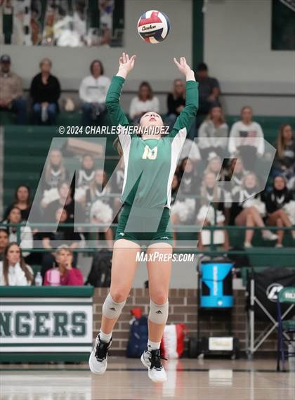 Thumbnail 3 in Stratford vs. Vandegrift (UIL 6A Volleyball Division II Semifinal) photogallery.