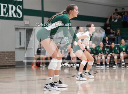 Thumbnail 3 in Stratford vs. Vandegrift (UIL 6A Volleyball Division II Semifinal) photogallery.