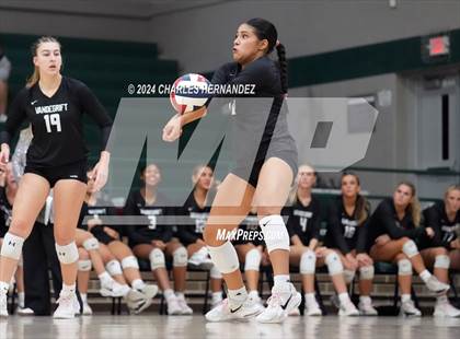 Thumbnail 1 in Stratford vs. Vandegrift (UIL 6A Volleyball Division II Semifinal) photogallery.