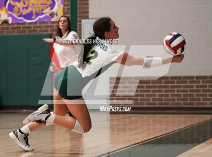Thumbnail 1 in Stratford vs. Vandegrift (UIL 6A Volleyball Division II Semifinal) photogallery.