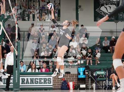 Thumbnail 1 in Stratford vs. Vandegrift (UIL 6A Volleyball Division II Semifinal) photogallery.