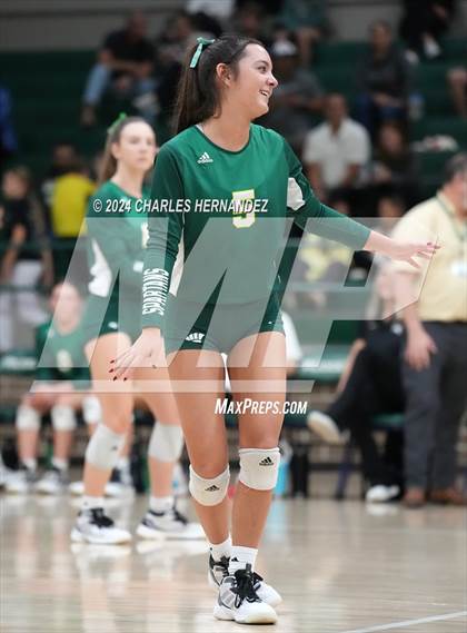 Thumbnail 2 in Stratford vs. Vandegrift (UIL 6A Volleyball Division II Semifinal) photogallery.