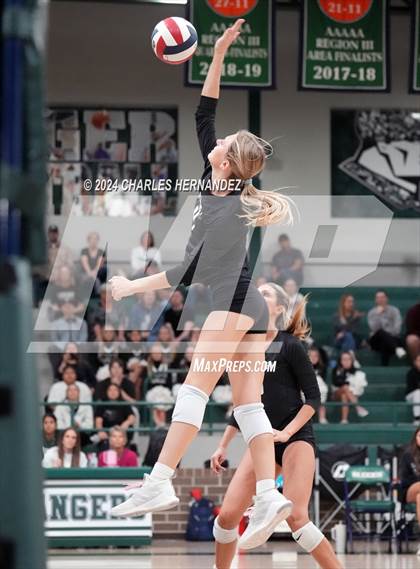 Thumbnail 1 in Stratford vs. Vandegrift (UIL 6A Volleyball Division II Semifinal) photogallery.
