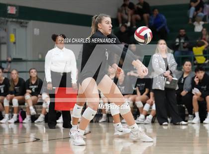 Thumbnail 3 in Stratford vs. Vandegrift (UIL 6A Volleyball Division II Semifinal) photogallery.