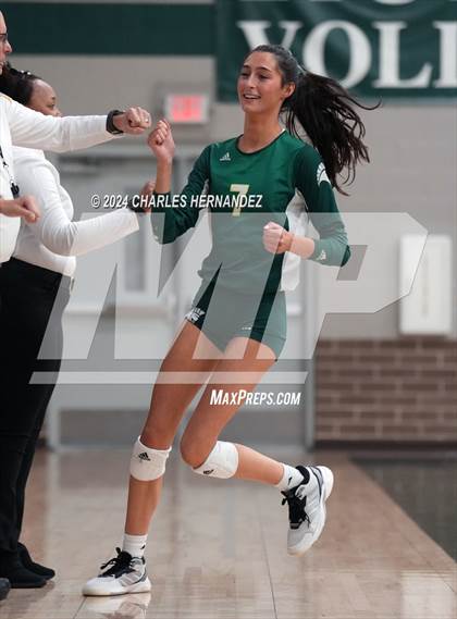 Thumbnail 2 in Stratford vs. Vandegrift (UIL 6A Volleyball Division II Semifinal) photogallery.