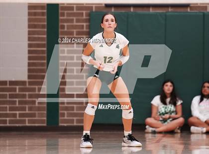 Thumbnail 3 in Stratford vs. Vandegrift (UIL 6A Volleyball Division II Semifinal) photogallery.