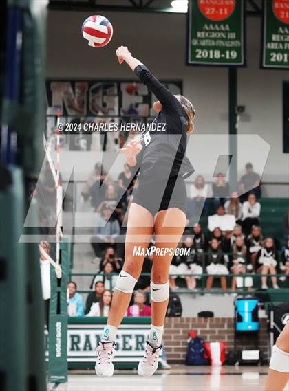 Thumbnail 1 in Stratford vs. Vandegrift (UIL 6A Volleyball Division II Semifinal) photogallery.