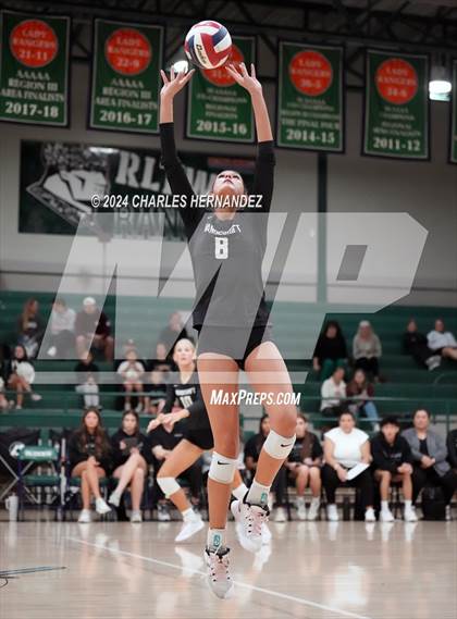 Thumbnail 1 in Stratford vs. Vandegrift (UIL 6A Volleyball Division II Semifinal) photogallery.