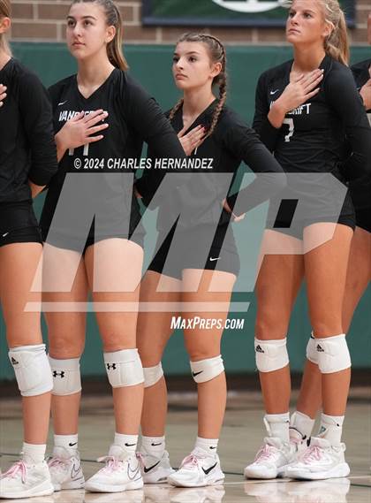 Thumbnail 1 in Stratford vs. Vandegrift (UIL 6A Volleyball Division II Semifinal) photogallery.