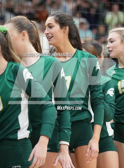 Thumbnail 2 in Stratford vs. Vandegrift (UIL 6A Volleyball Division II Semifinal) photogallery.