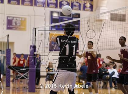 Thumbnail 1 in Horizon Honors vs Mountain Pointe (Notre Dame Prep Invitational) photogallery.